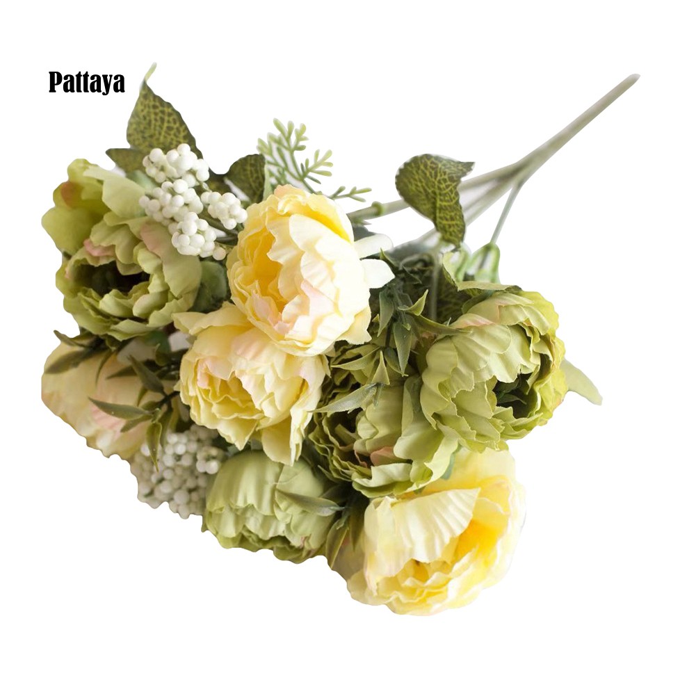 1 Bông Hoa Mẫu Đơn Nhân Tạo Cho Trang Trí