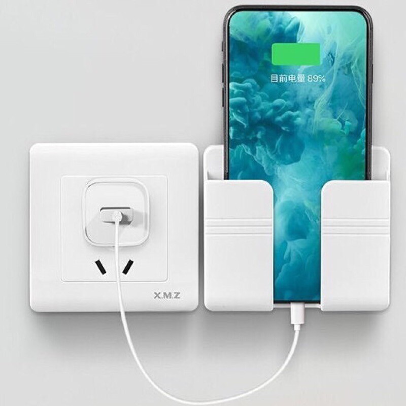 Giá Đỡ Sạc Điện Thoại Dán Tường, Kệ Dán Tường Để Điều Khiển Tivi, Điều Hoà