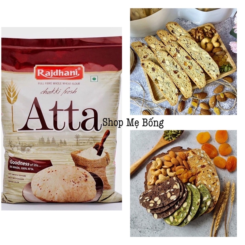 Bột mì nguyên cám Ấn Độ Atta