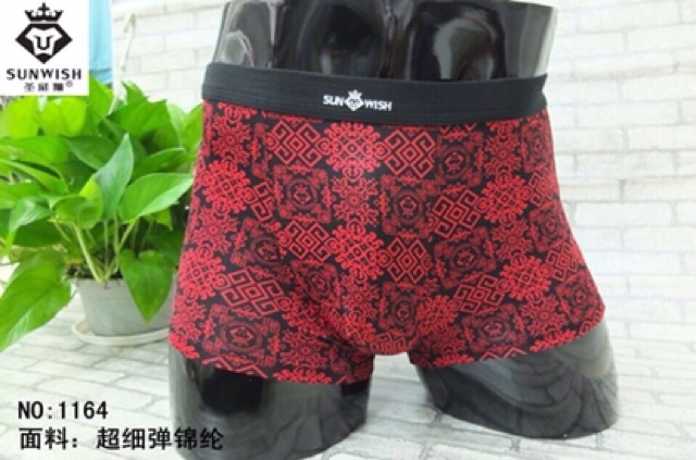 Quần boxer nam, sịp đùi nam, quần lót nam cao cấp sw021