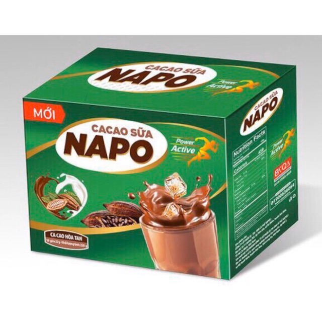 CACAO NAPOLI (mua 1 hộp tặng 1 bình thủy tinh giữ nhiệt cao cấp)