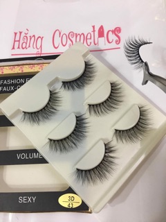 Mi chồn 3D hộp 3 cặp