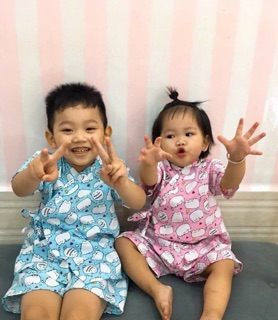 Đồ bộ Kimono cho mẹ và bé