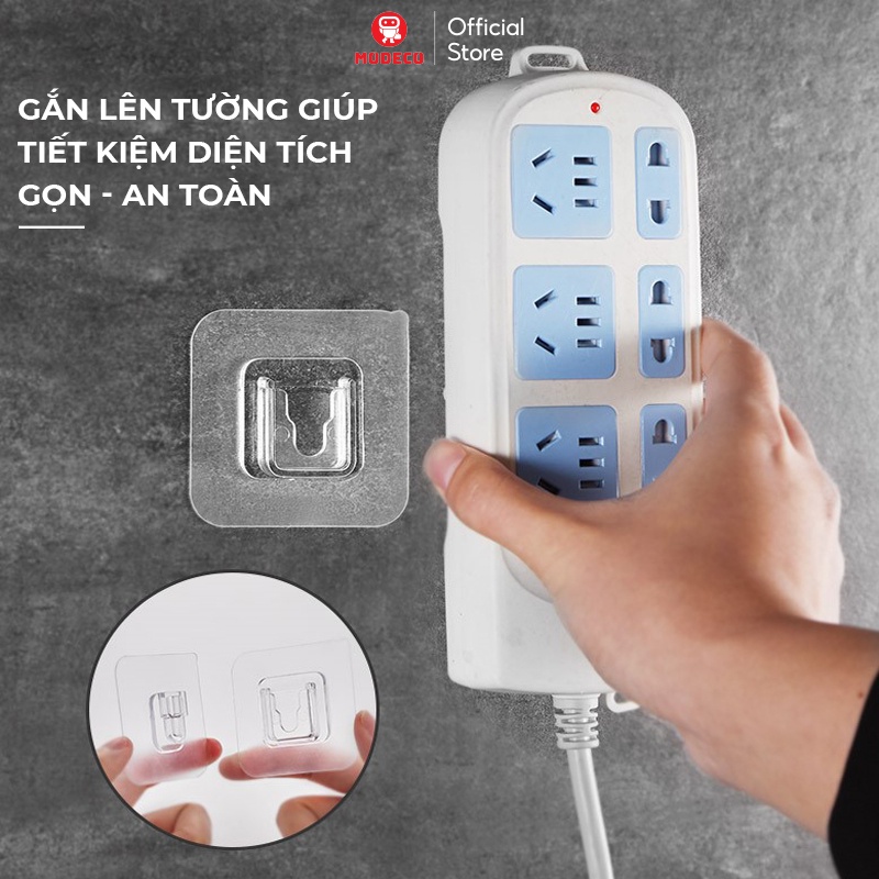 Móc Dán Tường Siêu Dính Chịu Lực Siêu Bền Modeco - Loại keo dày siêu chắc chất lượng cao | BigBuy360 - bigbuy360.vn