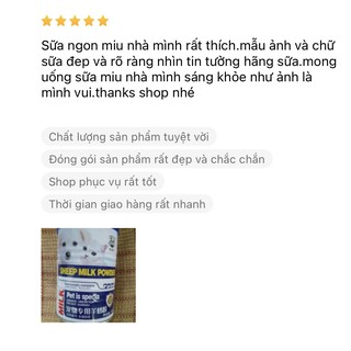 Sữa dê SHEEP MILK POWDER hãng MUKANGLE