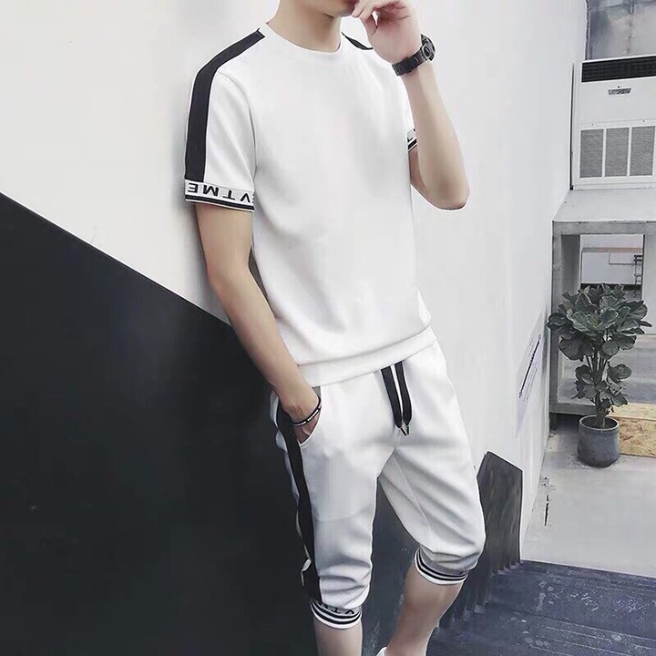 Bộ Quần Áo Thể Thao Nam 1 Sọc Phối Họa Tiết BTT01 | BigBuy360 - bigbuy360.vn