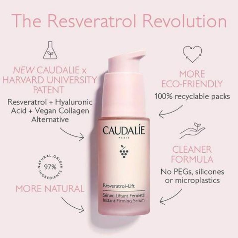 Chai huyết thanh cô đặc  siêu tái tạo trẻ hóa da Caudalie Resveratrol Sample 2ml