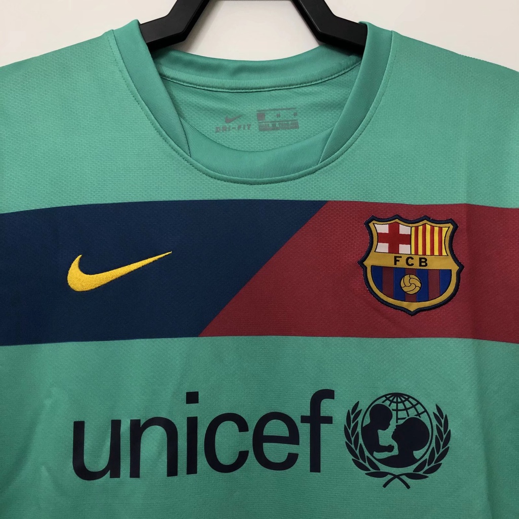 * Spot * retro jersey 10-11 barcelona sân khách áo bóng đá thể thao