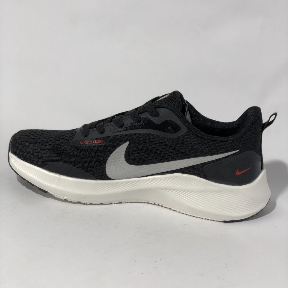 Giày Thể Thao Sneaker Nam 𝐍𝐈𝐊𝐄 𝐙𝐎𝐎𝐌 Thời Trang Cao Cấp - Giày 𝐍𝐈𝐊𝐄 𝐙𝐎𝐎𝐌 Màu Đen Đế Trắng Chữ Đỏ Full Box