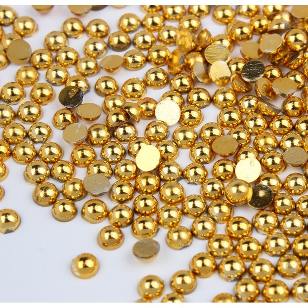 Hạt ngọc trai giả 2mm-12mm trang trí móng tay