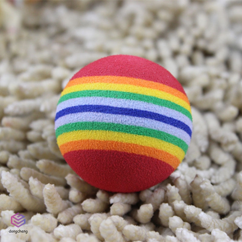 Bóng cầu vồng bằng EVA thú vị cho thú cưng