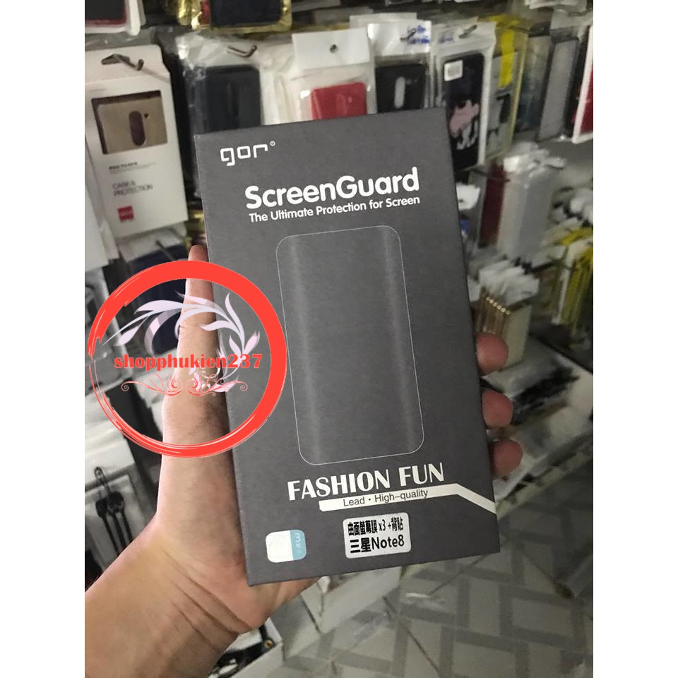[Freeship toàn quốc từ 50k] FREESHIP ĐƠN 99K_SAMSUNG GALAXY NOTE 8 BỘ DÁN GOR 3 MIẾNG FULL MÀN + 1 CARBON + 1 CAMERA