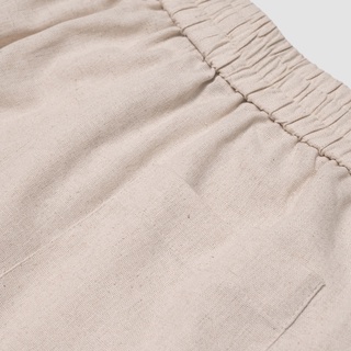 Quần shorts cạp chun UNCLE Beige Jacques