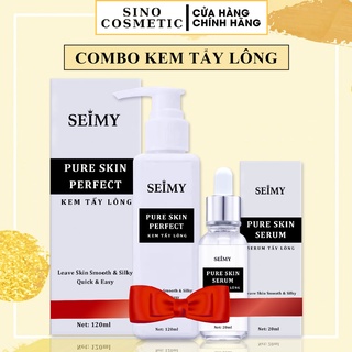 Kem Tẩy Lông An Toàn Seimy - Pure Skin Perfect tẩy mọi loại lông vĩnh viễn nhanh chóng chỉ 5 phút làm mềm mịn da