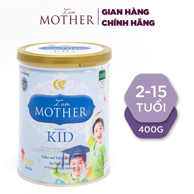 [Mã 267FMCGSALE giảm 8% đơn 500K] Sữa Bột I Am Mother Kid Namyang Hàn Quốc 400g