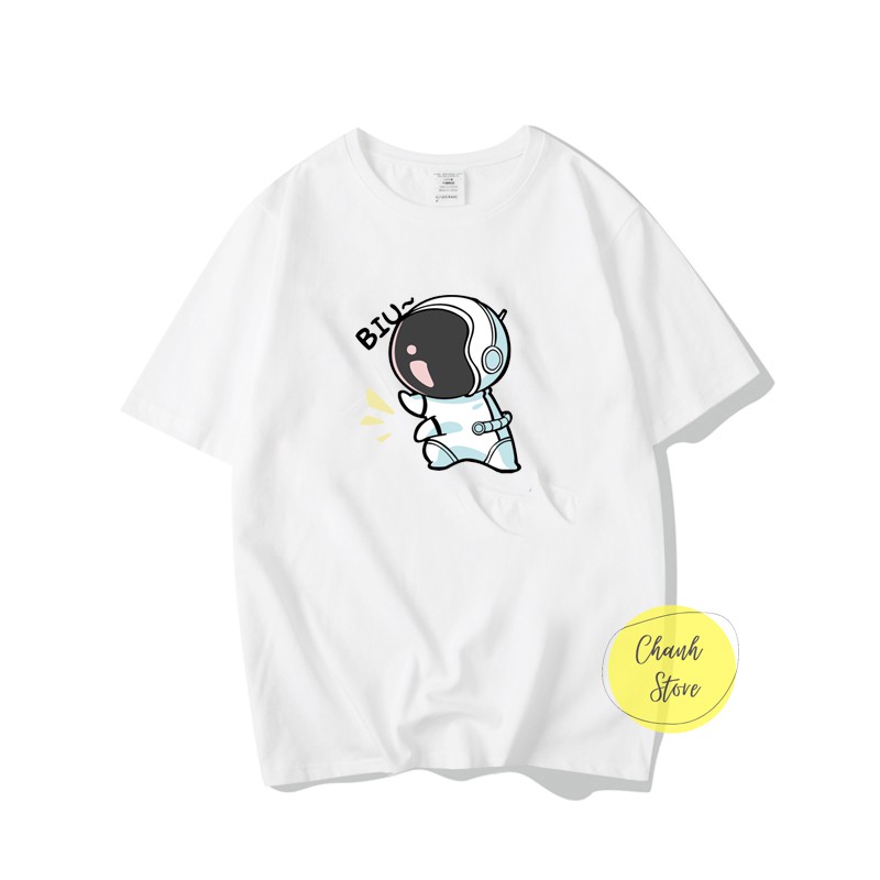 Áo Thun Cặp Đôi Astro Siêu Cute -  Áo Thun Couple Astro