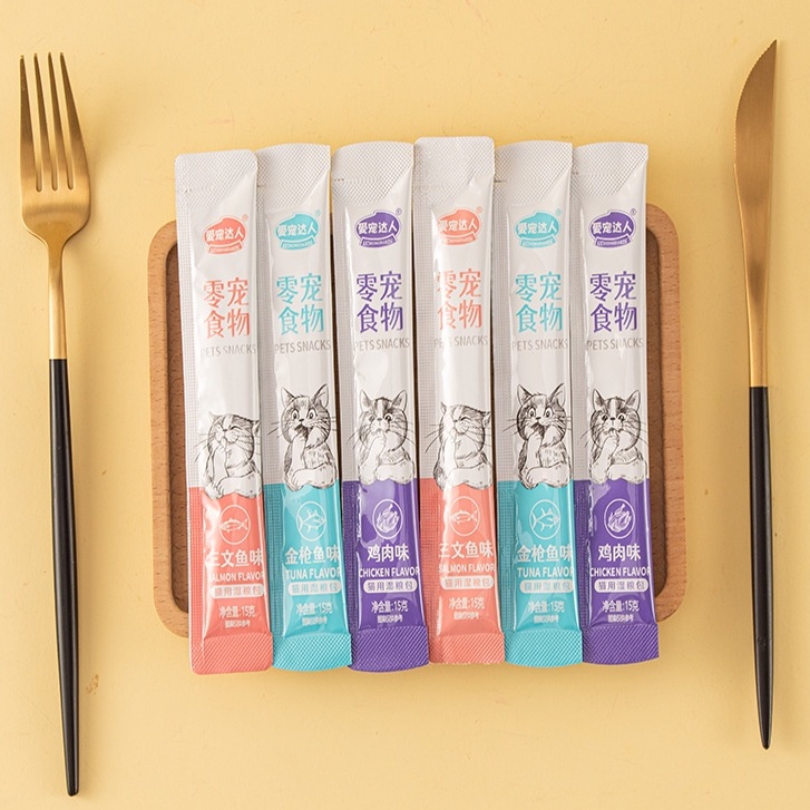 Súp Thưởng Cho Mèo - Soup Dinh Dưỡng PetMaster Cho Mèo Thanh 15g