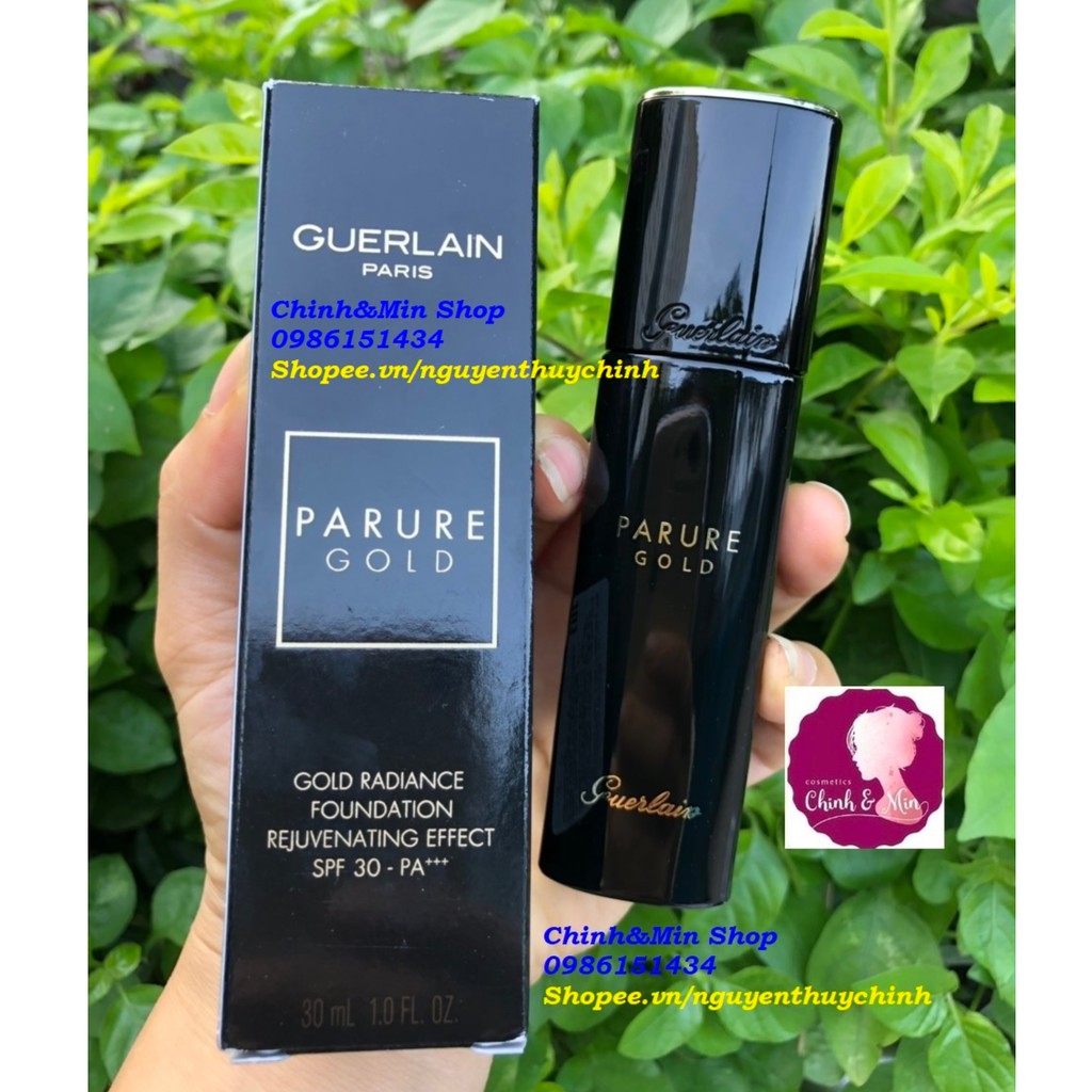 Kem nền Guerlain Parure Gold chính hãng, full box, đủ bill