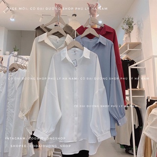 sơ mi lụa tay rúm 9076