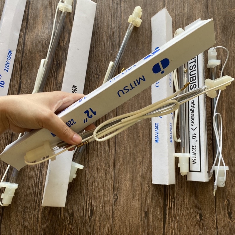 Thanh sấy nhiệt Tủ Lạnh 10-12-14 - 16 inch 220V , Điện trở phá băng, bóng sấy xả đá