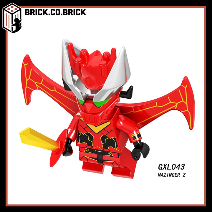 Đồ chơi lắp ráp minifigure bigfig nhân vật anime Mazinger Z Mô hình lắp ghép sáng tạo GXL043 GXL046