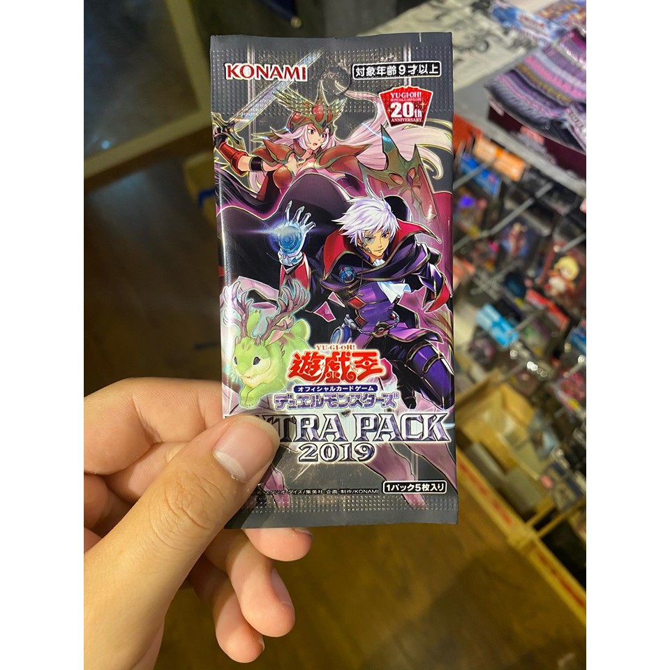 Yugioh Túi Thẻ Bài Extra Pack 2019 EP19 OCG - 5 Lá Bài Mỗi Túi