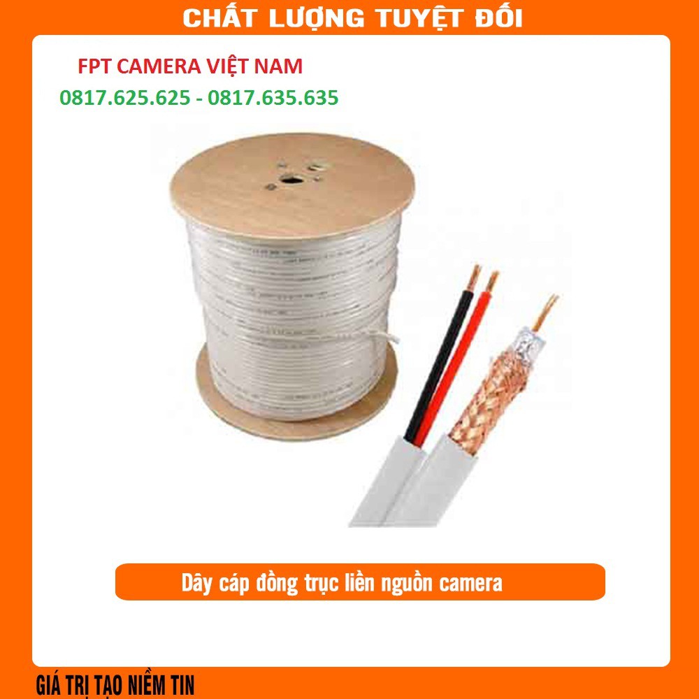 10 mét dây cáp tín hiệu liền nguồn chuyên dụng cho camera