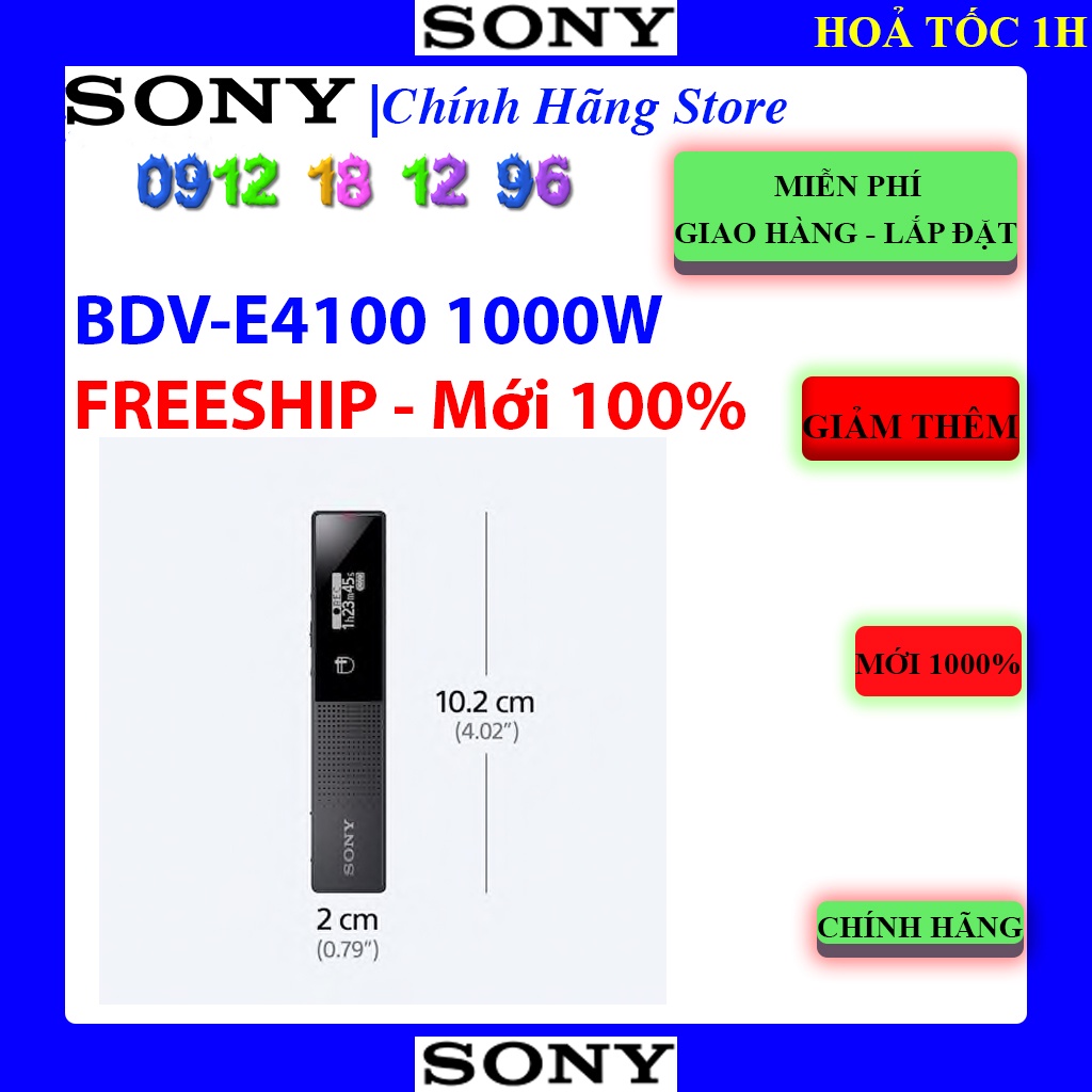 [Mã ELHA03 giảm 5% đơn 300K] Máy ghi âm Sony ICD-TX660 - CHÍNH HÃNG