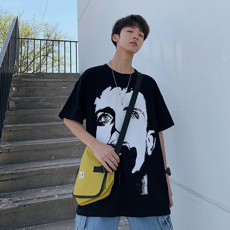 Áo thun tay ngắn phong cách Hàn Quốc thời trang cá tính cho cặp đôi