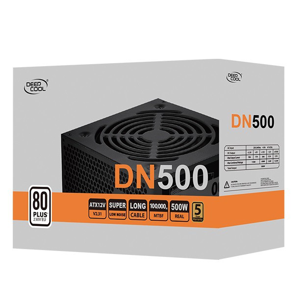 Nguồn máy tính Deepcool DN500 – 500W – 80 Plus