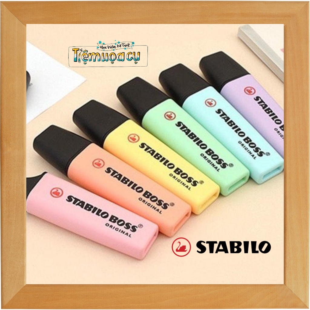 Bút Highlight Dạ Quang Stabilo Boss Pastel HL70 Đủ 14 Màu