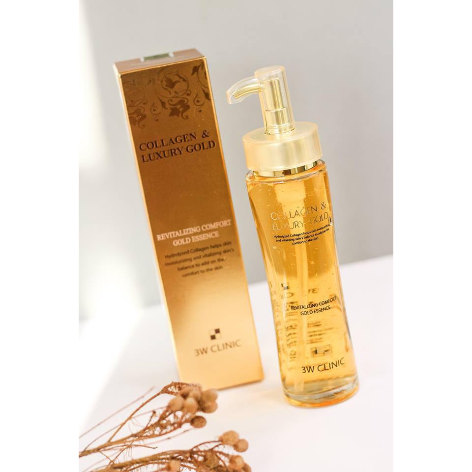 Tinh chất Vàng Collagen and Luxury Gold Revitalizing Comfort Gold Essence 3W Clinic