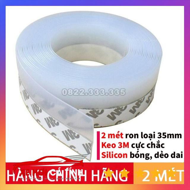 Ron Dán Chân Cửa Dài 2 mét Ngăn Chống Côn Trùng Ruồi Muỗi Gián Che Khe Hở Chân Cửa Rộng 35mm Màu Trong