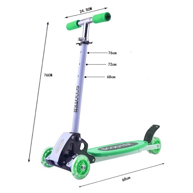 Xe Trượt Scooter Cho Bé 3 Bánh Tự Cân Bằng - Chính Hãng Gozin