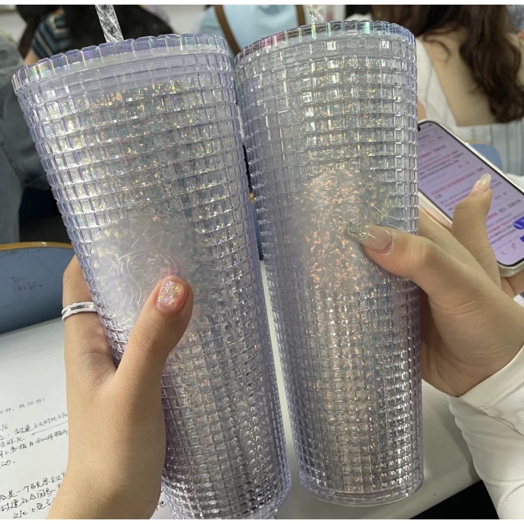 Ly Uống Nước Starbucks Có Ống Hút 710ml / 24oz