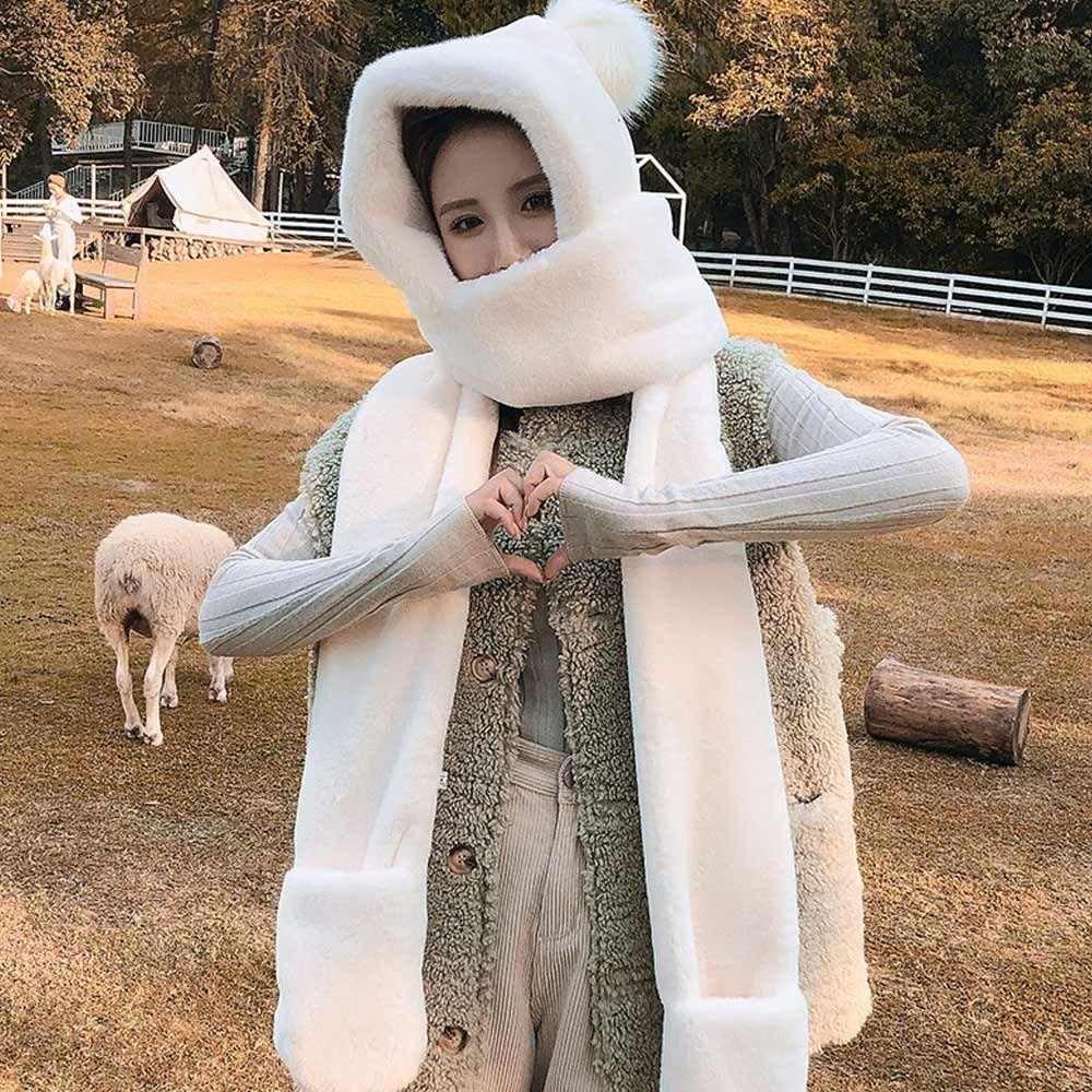 Osier1 Khăn Choàng Cổ Beanies Vải Lông Dày Hai Lớp Chống Gió Dùng Khi Đi Xe Đạp