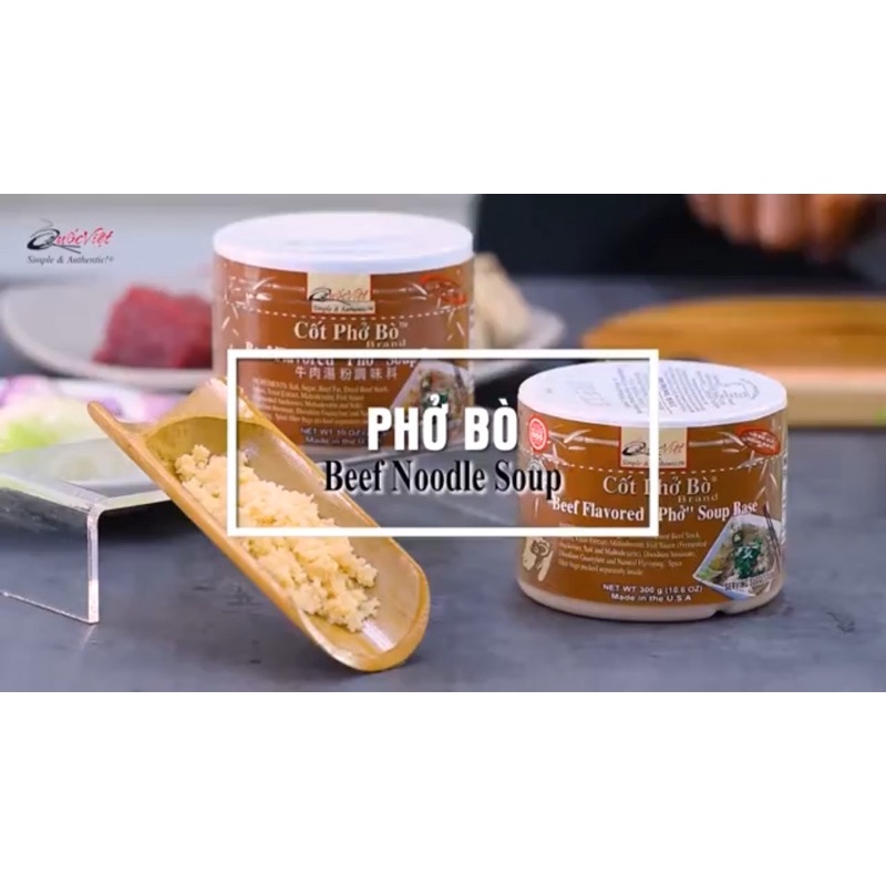 Cốt phở bò Quốc Việt foods 300gr NK USA