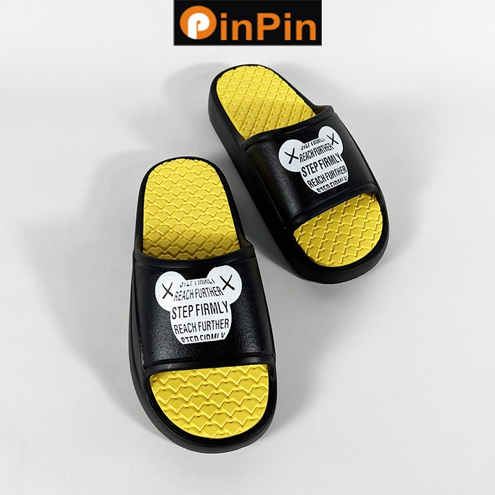 Dép nam đúc bánh mì PinPin chất liệu eva nhẹ đa năng đế chống mòn trơn trượt không thấm nước - dw233B