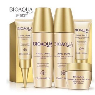 Bộ dưỡng da tinh chất ốc sên bioaqua snail