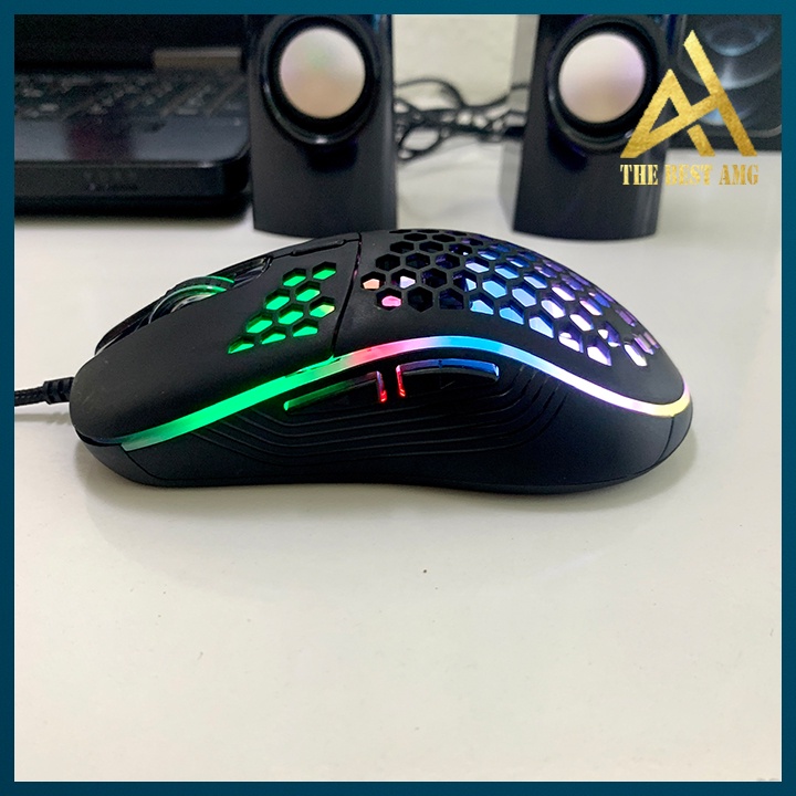 Chuột Máy Tính Có Dây Chuột Gaming LED RGB BOSSTON M750 Chuột Laptop PC Mouse Chơi Game