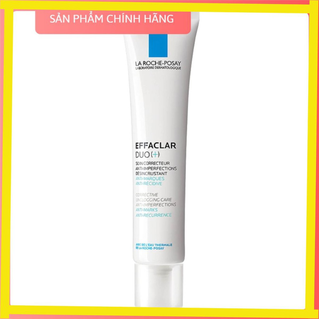 [TOP 1 SHOPEE] Kem Ngừa Mụn Xoá Thâm Laroche-Posay Effaclar Duo + 40ml