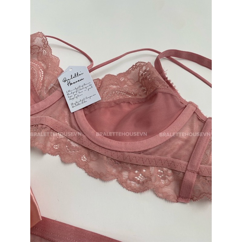 [ ẢNH THẬT] Set áo lót nữ có gọng không mút Darling Set S1104 Bralettehousevn | BigBuy360 - bigbuy360.vn