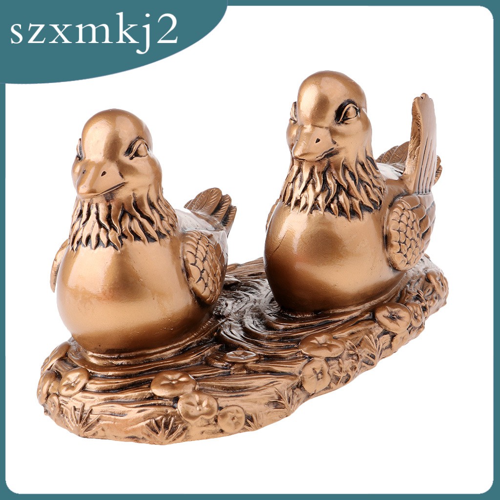 [Zxmkj2] Tượng Phong Thủy Hình Chú Vịt Lãng Mạn Dễ Thương Trang Trí Tình Yêu Và Lãng Mạn