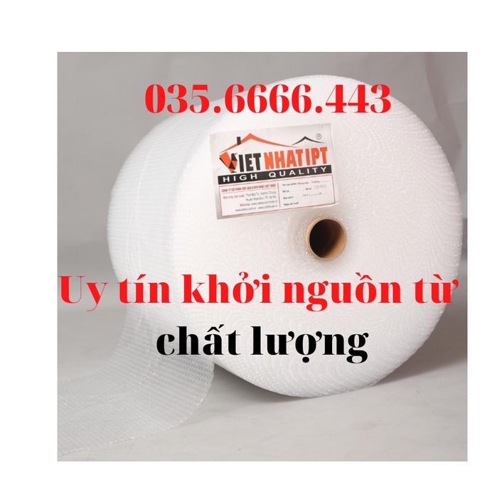 Cuộn xốp khí  , bọc chống sốc, xốp nổ,xốp khí - đóng bọc hàng - chống sốc bóng khí xốp chống sốc gói hàng - tặng 1m