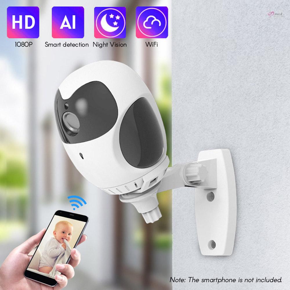 Camera an ninh mini nhìn đêm độ phân giải cao 2 chiều 1080P với đế xoay 360 độ cho gia đình
 | BigBuy360 - bigbuy360.vn