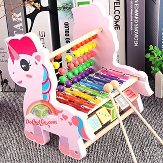 Đồ Chơi Trẻ Em Thông Minh - Bàn tính đa năng hình ngựa Pony