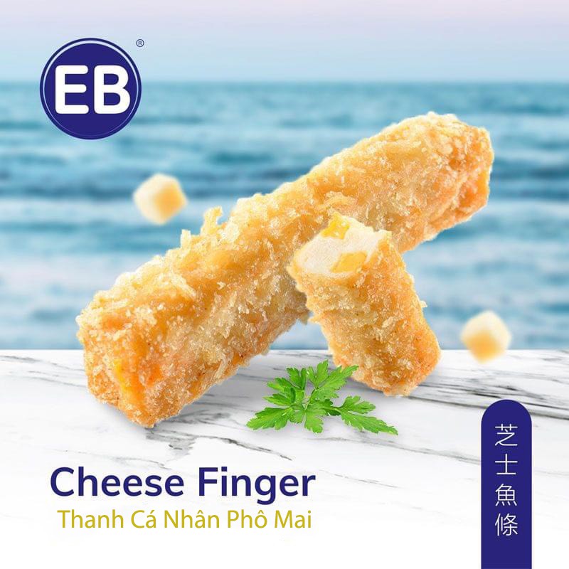 [Phô mai Cheddar] Thanh Cá Phô Mai EB Malaysia Thượng Hạng 500g