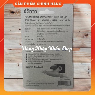 Van T chia nước Ecco phi 21 nhập khẩu từ Thái Lan