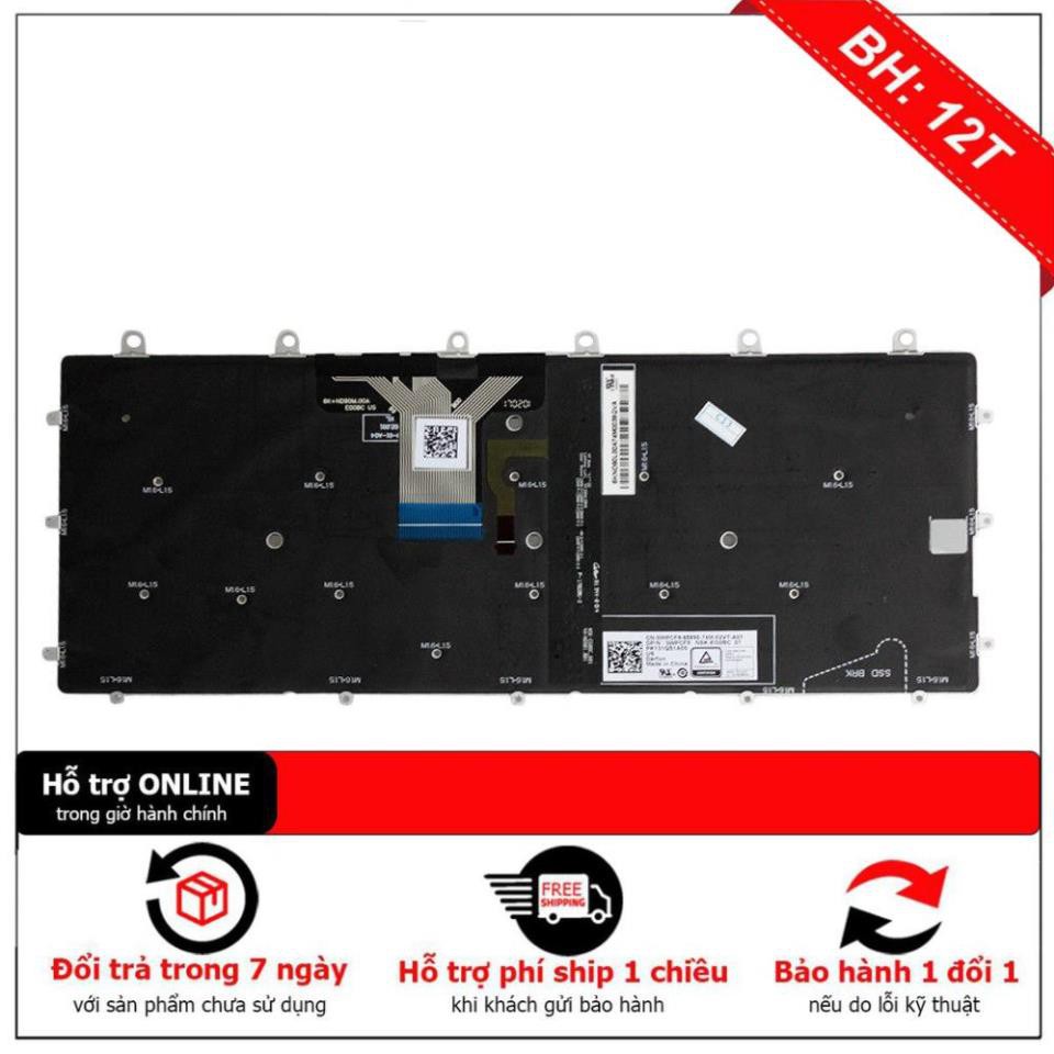 Bàn Phím Laptop Dell XPS 13 9365 XPS13 0WPCF9 XPS 13-9365 9365 2-In-1 0GGMHW PK131QS1A09