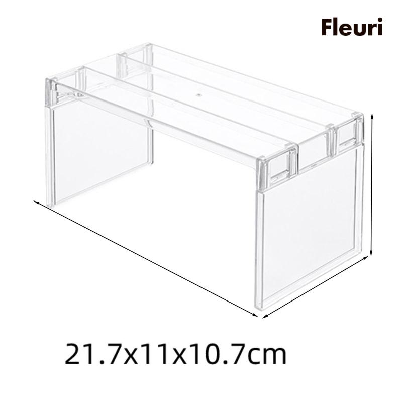 Khay Nhựa Trong Suốt Chia Ngăn Tủ Lạnh Tiện Dụng